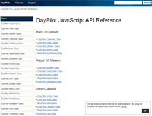 Tablet Screenshot of api.daypilot.org