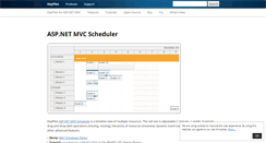 Desktop Screenshot of mvc.daypilot.org